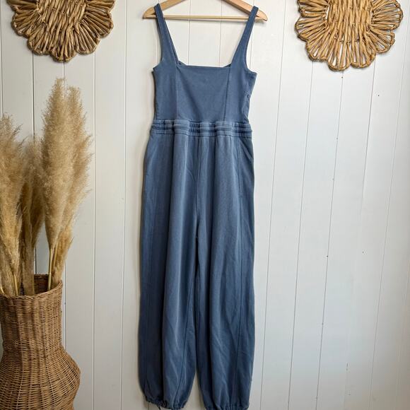 Free People jumpsuit one-piece romper stretchy casual Large - Picture 6 of 9